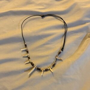 Elegant Black and Brown Beaded Necklace